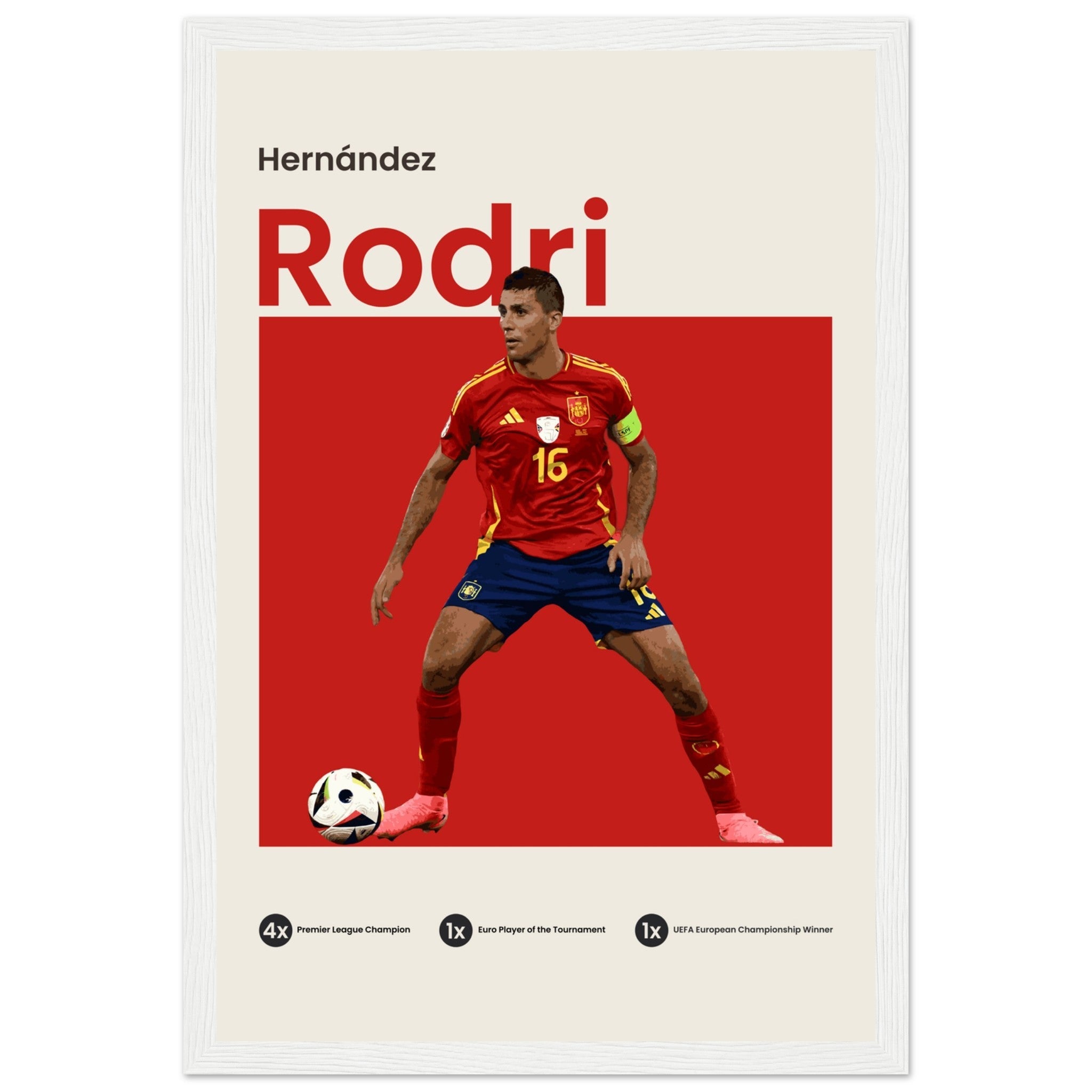 Rodri - Euro 2024 - OverPrints