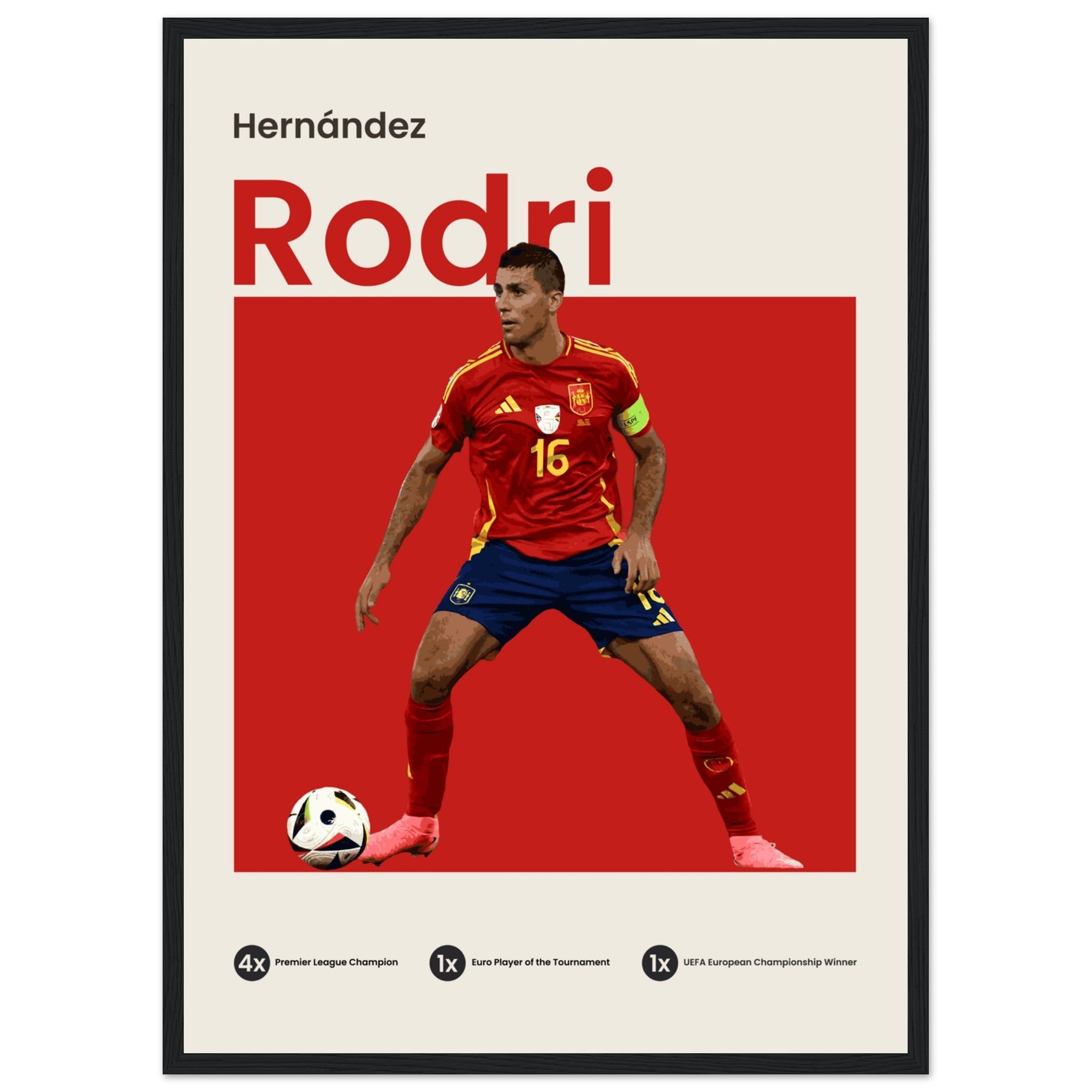 Rodri - Euro 2024 - OverPrints