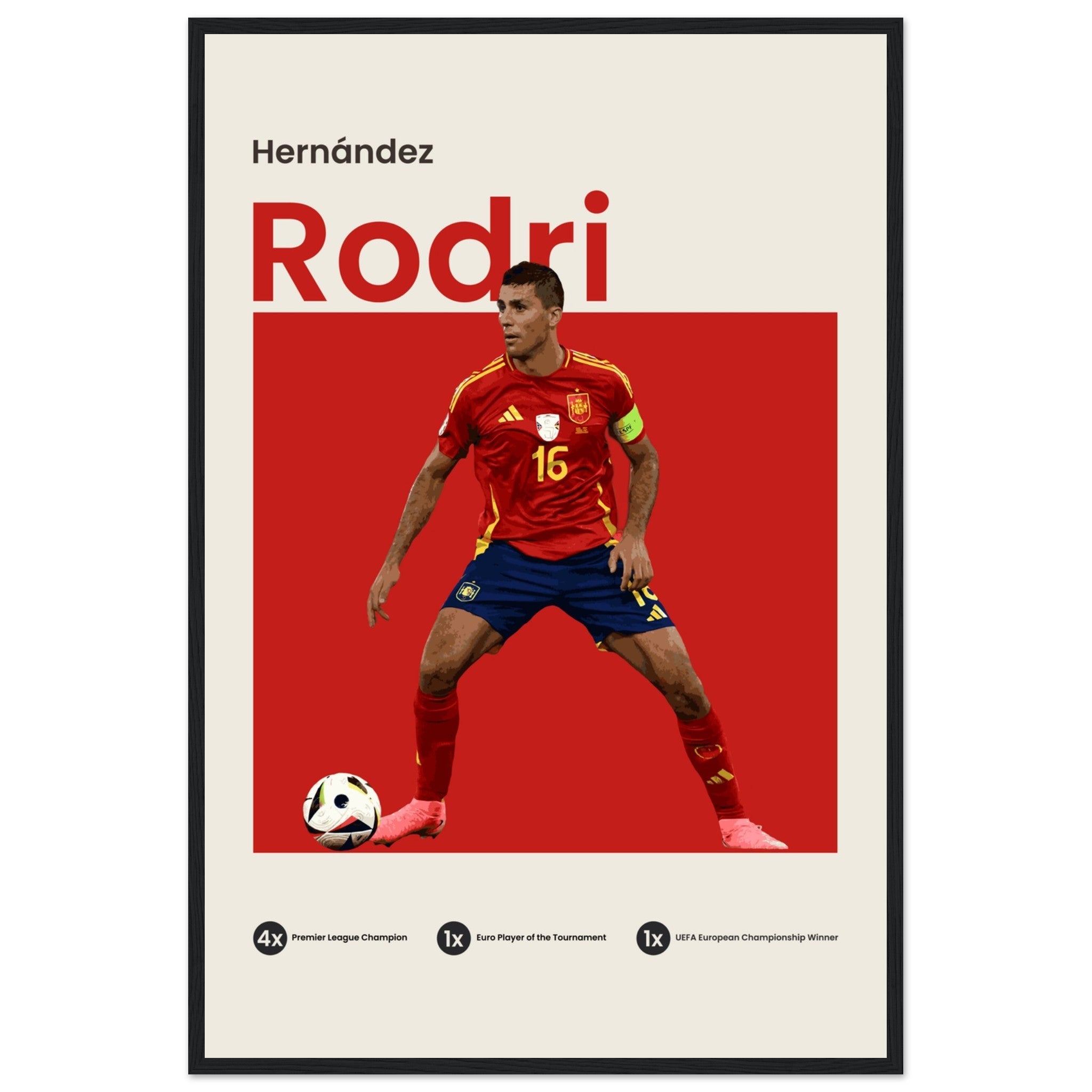 Rodri - Euro 2024 - OverPrints