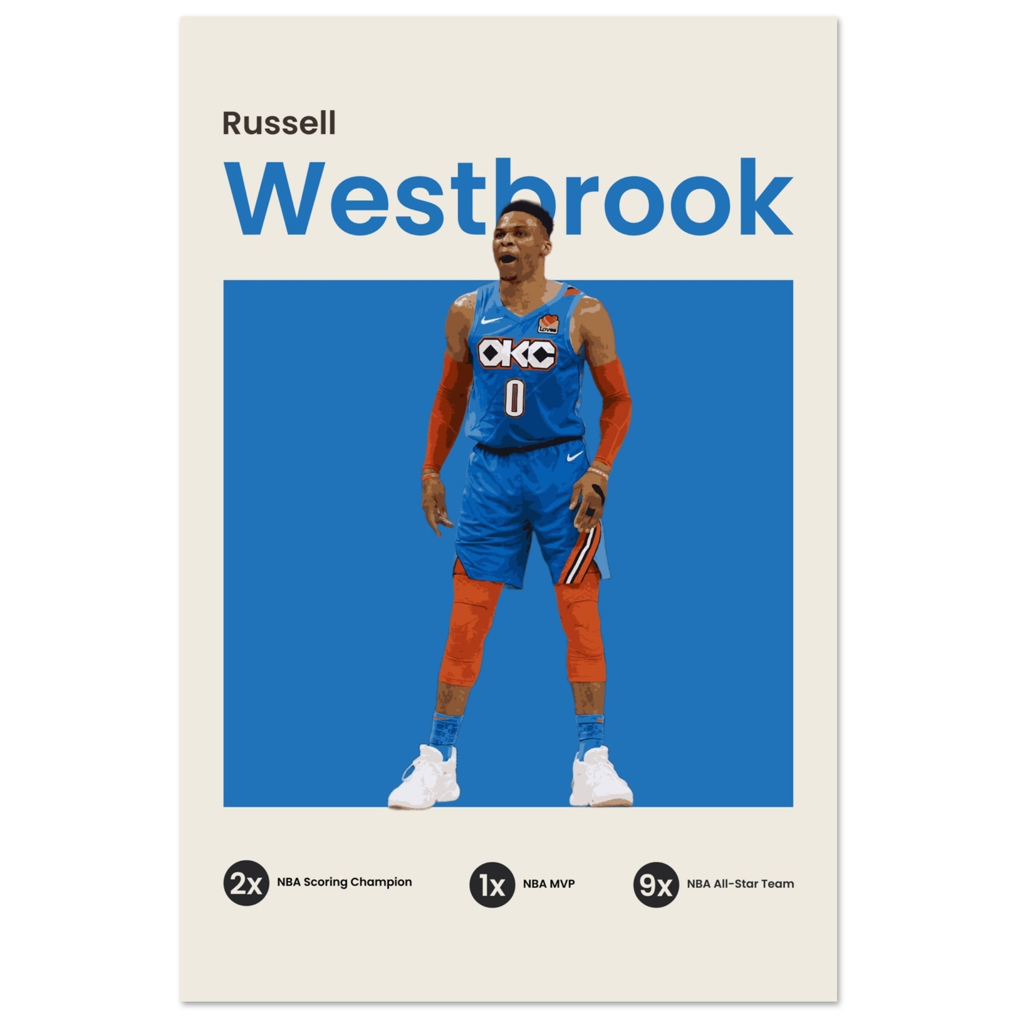 Russell Westbrook - OverPrints