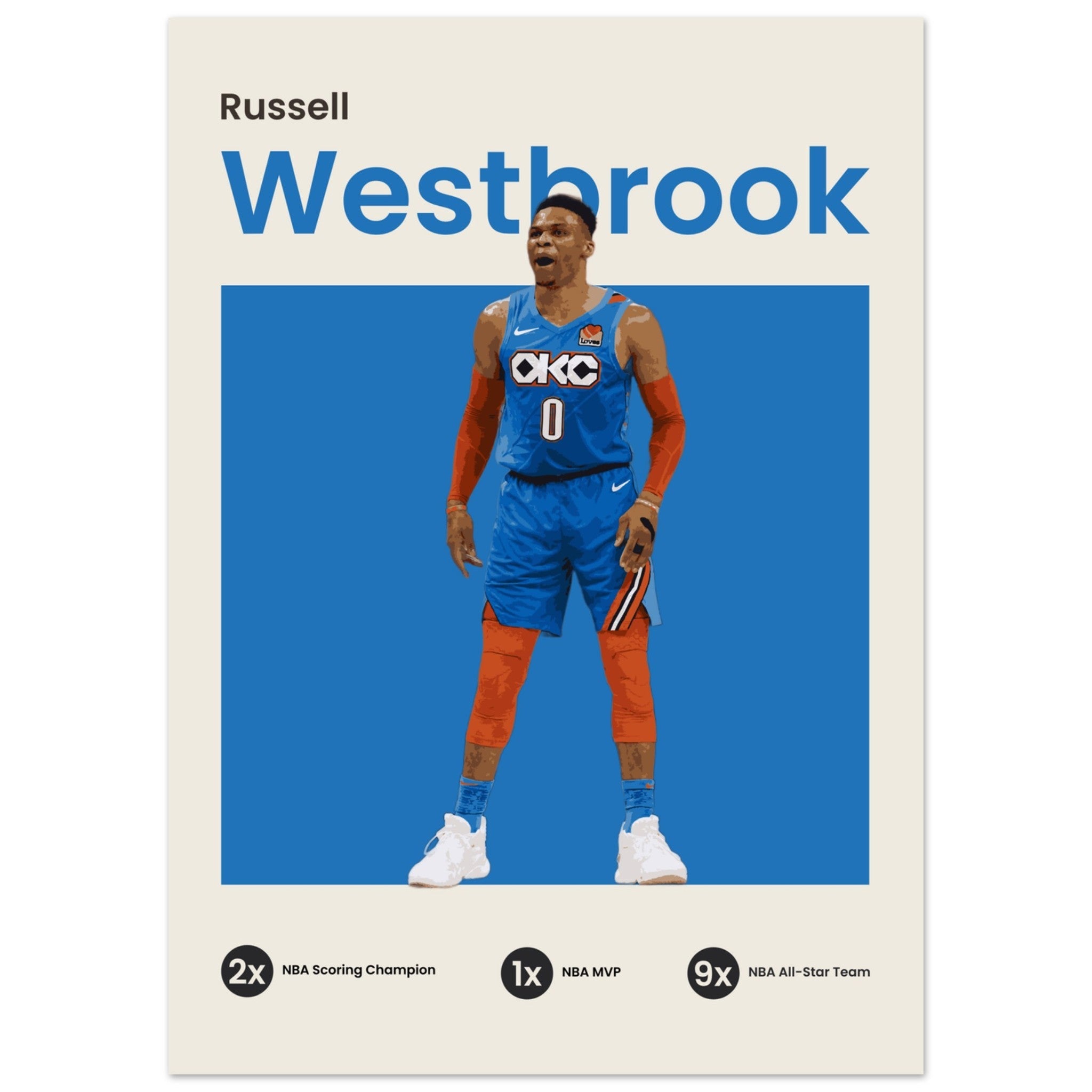 Russell Westbrook - OverPrints