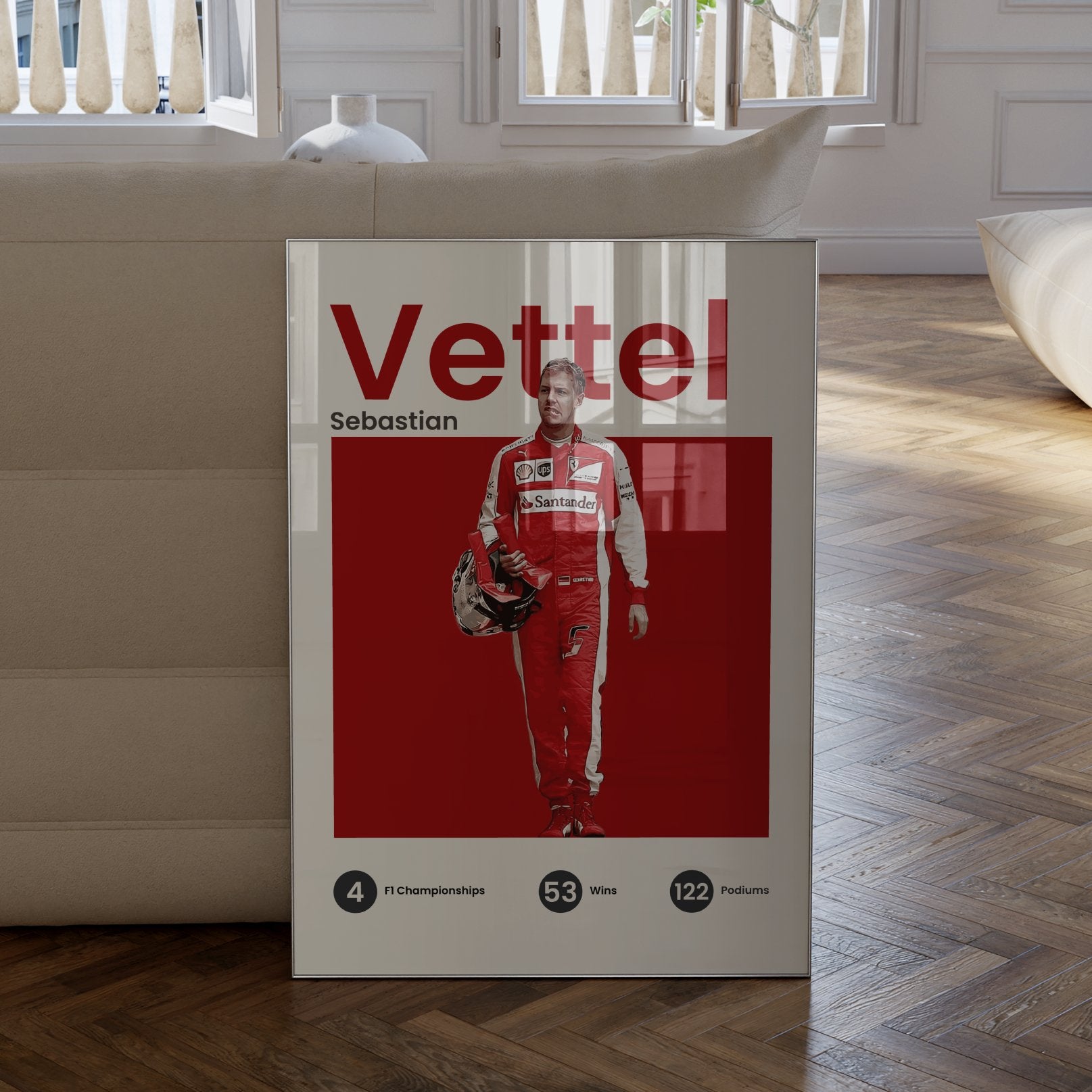 Sebastian Vettel - Ferrari - OverPrints