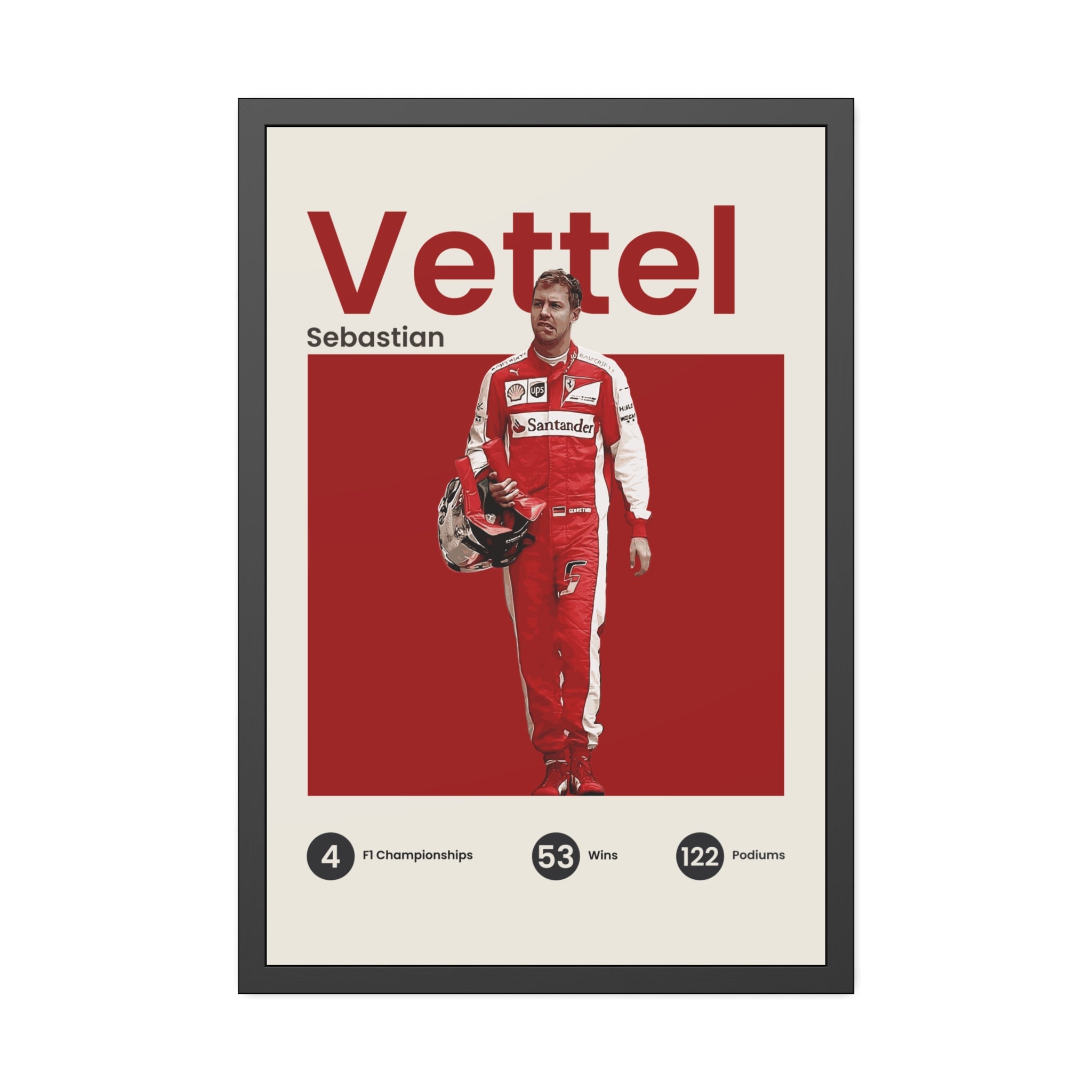 Sebastian Vettel - Ferrari - OverPrints