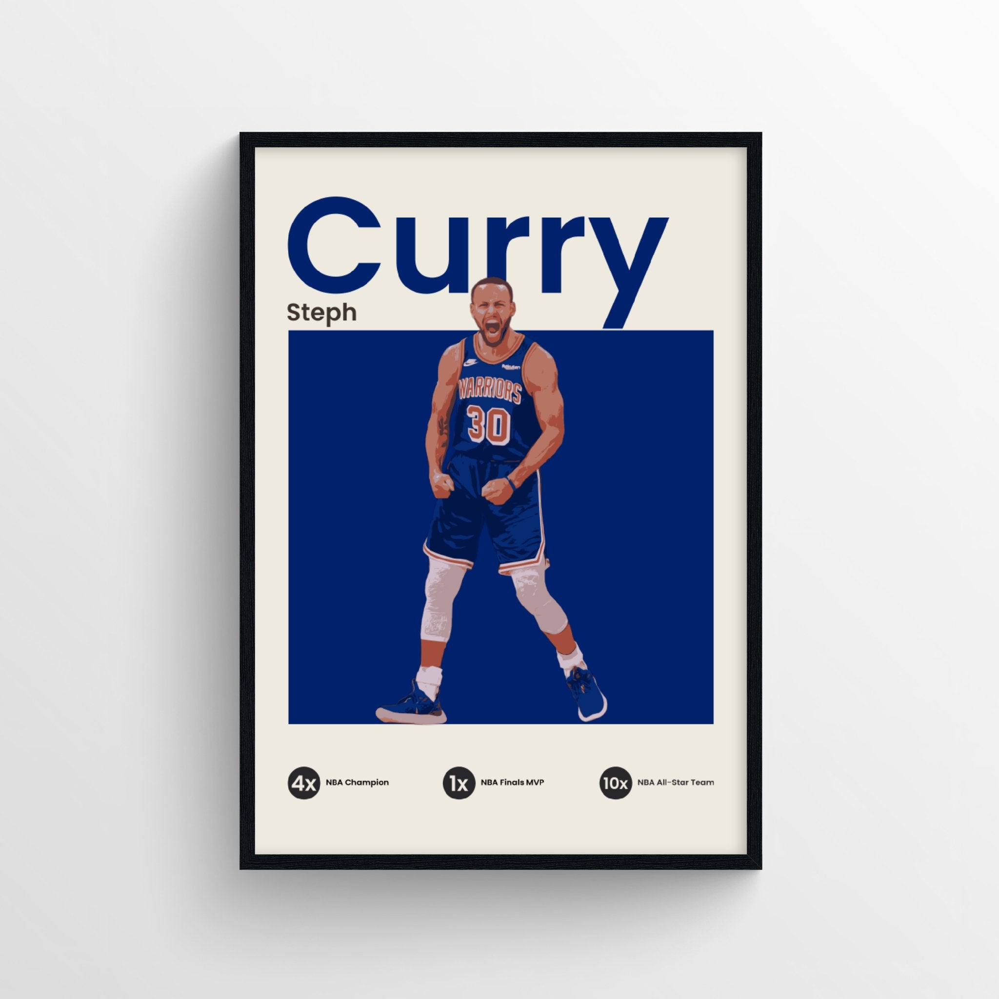 Steph Curry - Blue - OverPrints