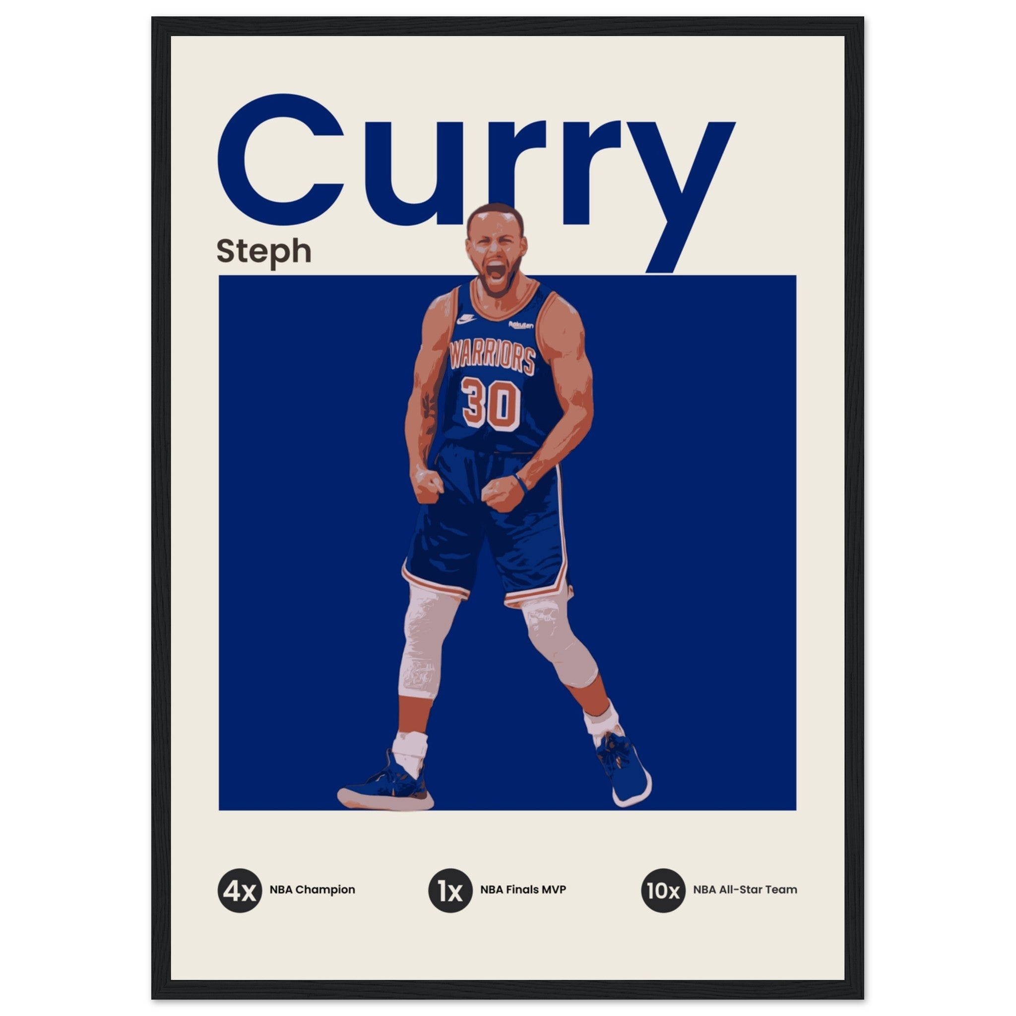 Steph Curry - Blue - OverPrints