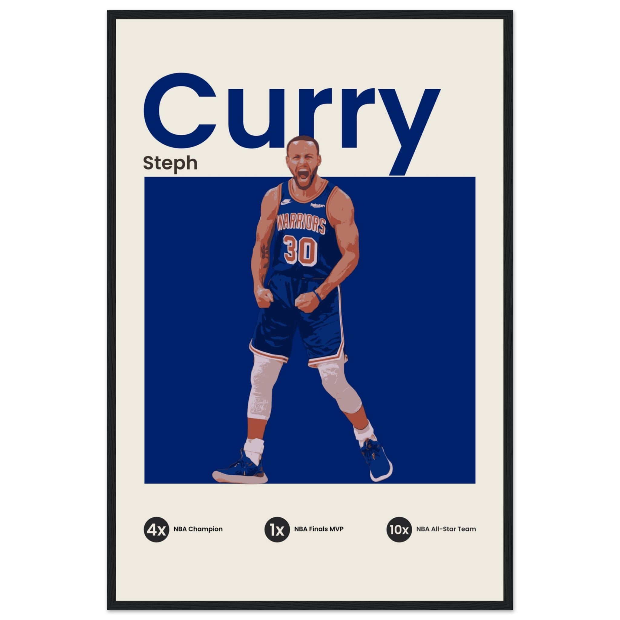 Steph Curry - Blue - OverPrints