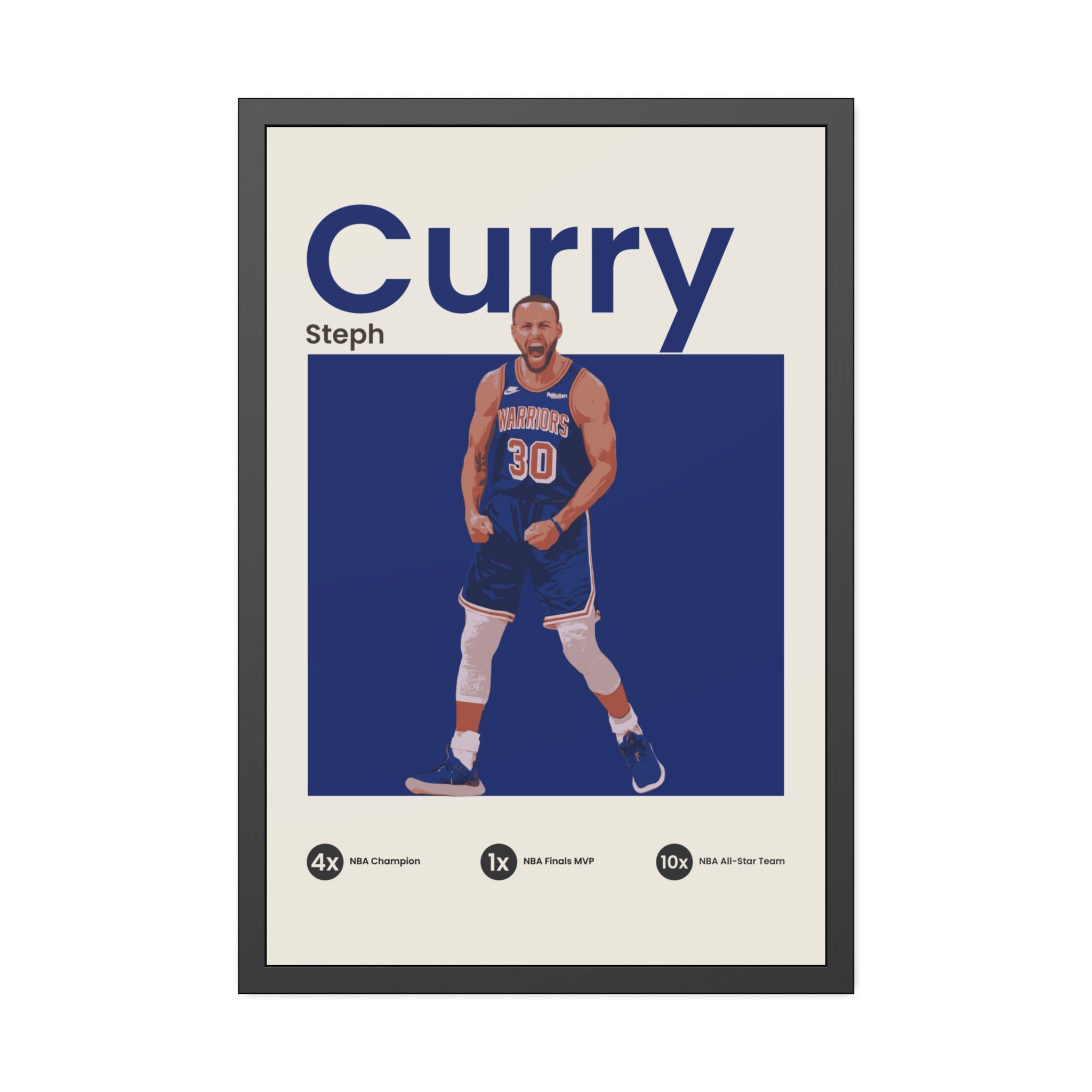 Steph Curry - Blue - OverPrints