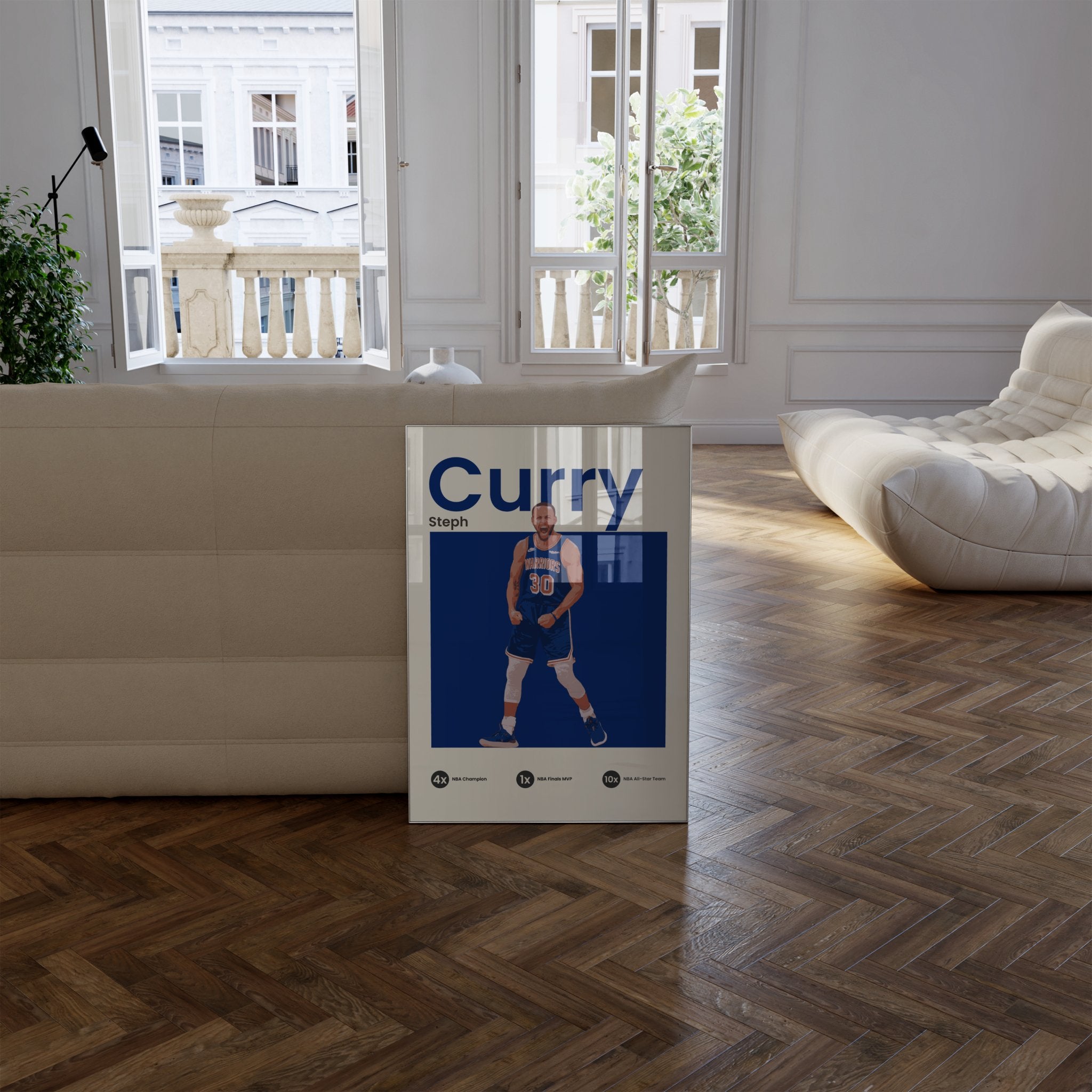 Steph Curry - Blue - OverPrints