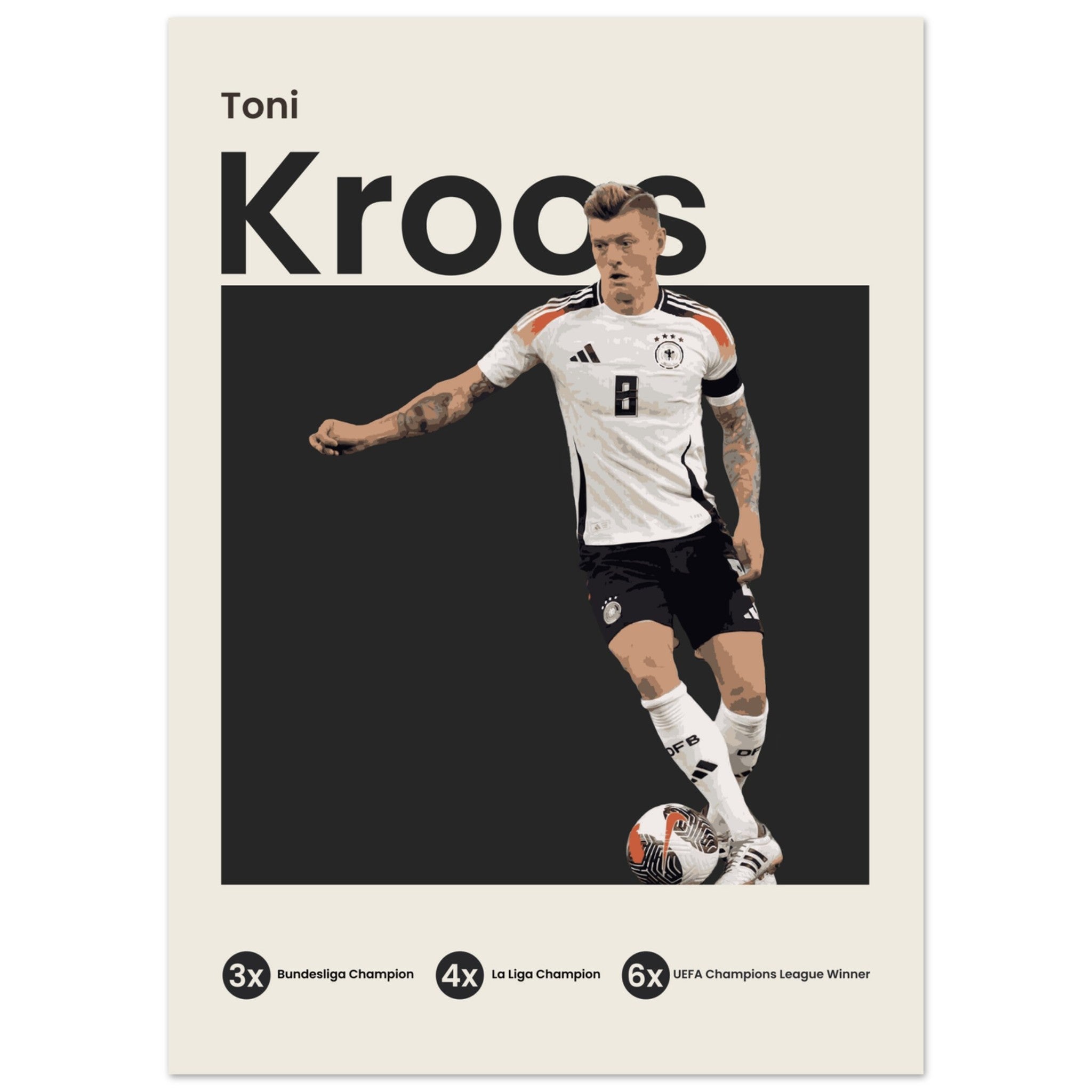 Toni Kroos - Germany - OverPrints