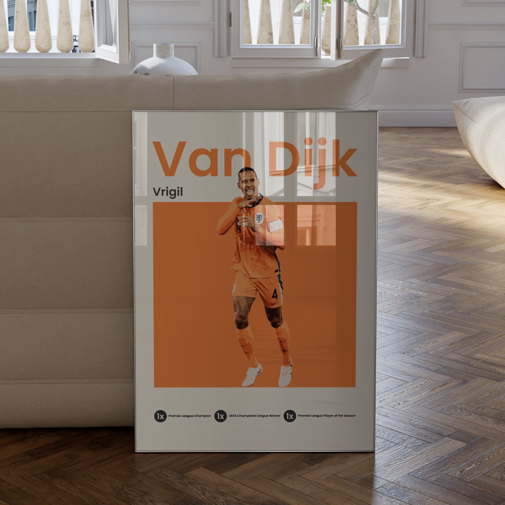 Virgil Van Dijk - Euro 2024 - OverPrints