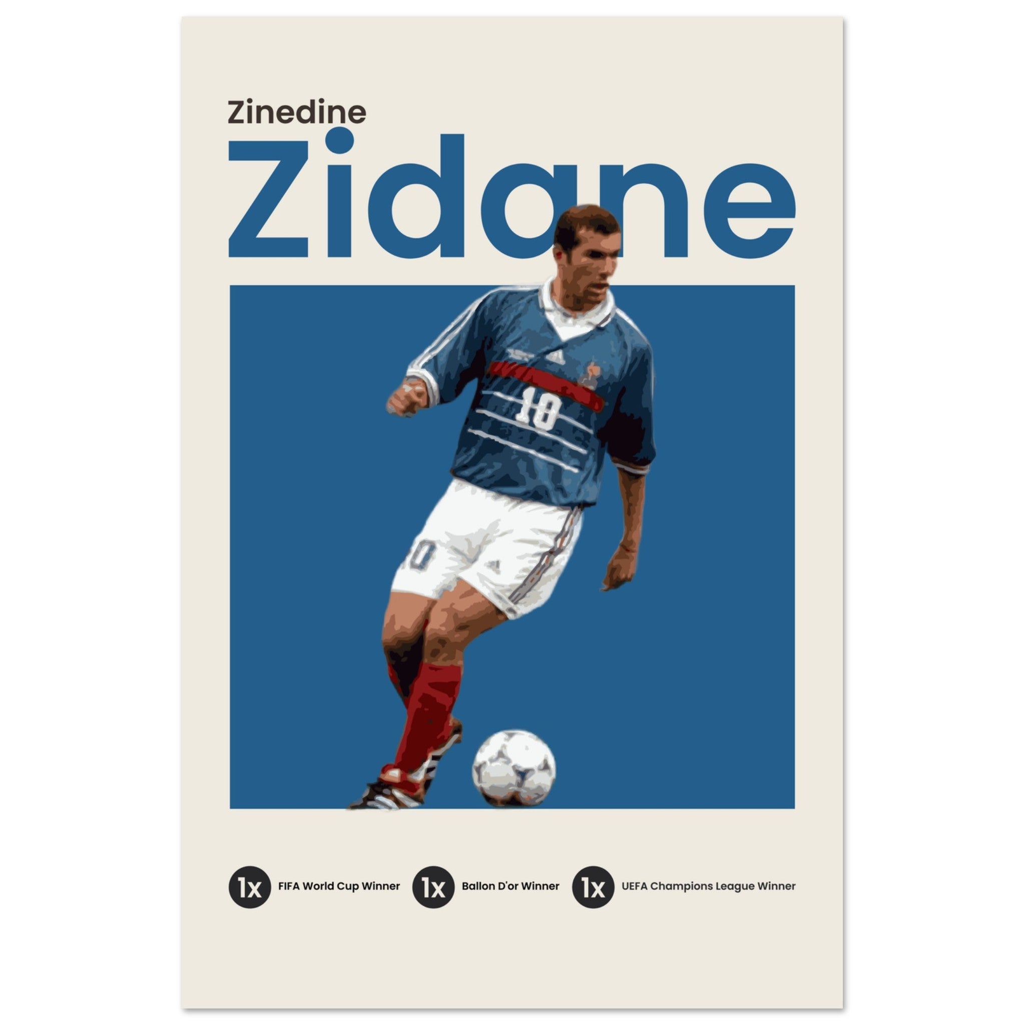 Zinedine Zidane - France Edition - OverPrints