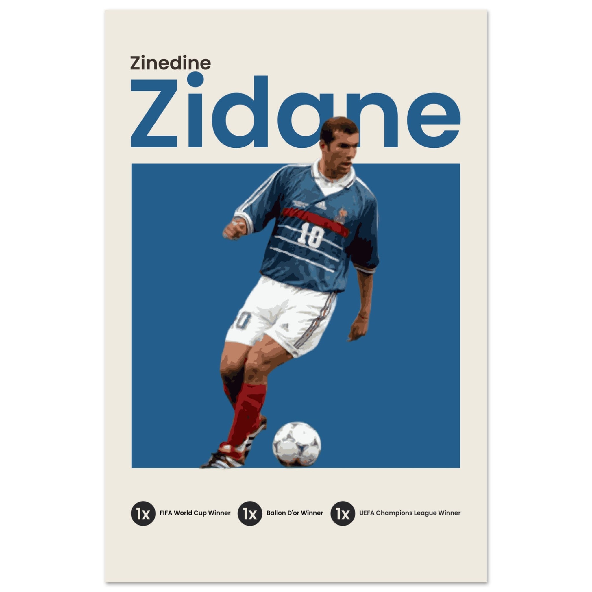 Zinedine Zidane - France Edition - OverPrints