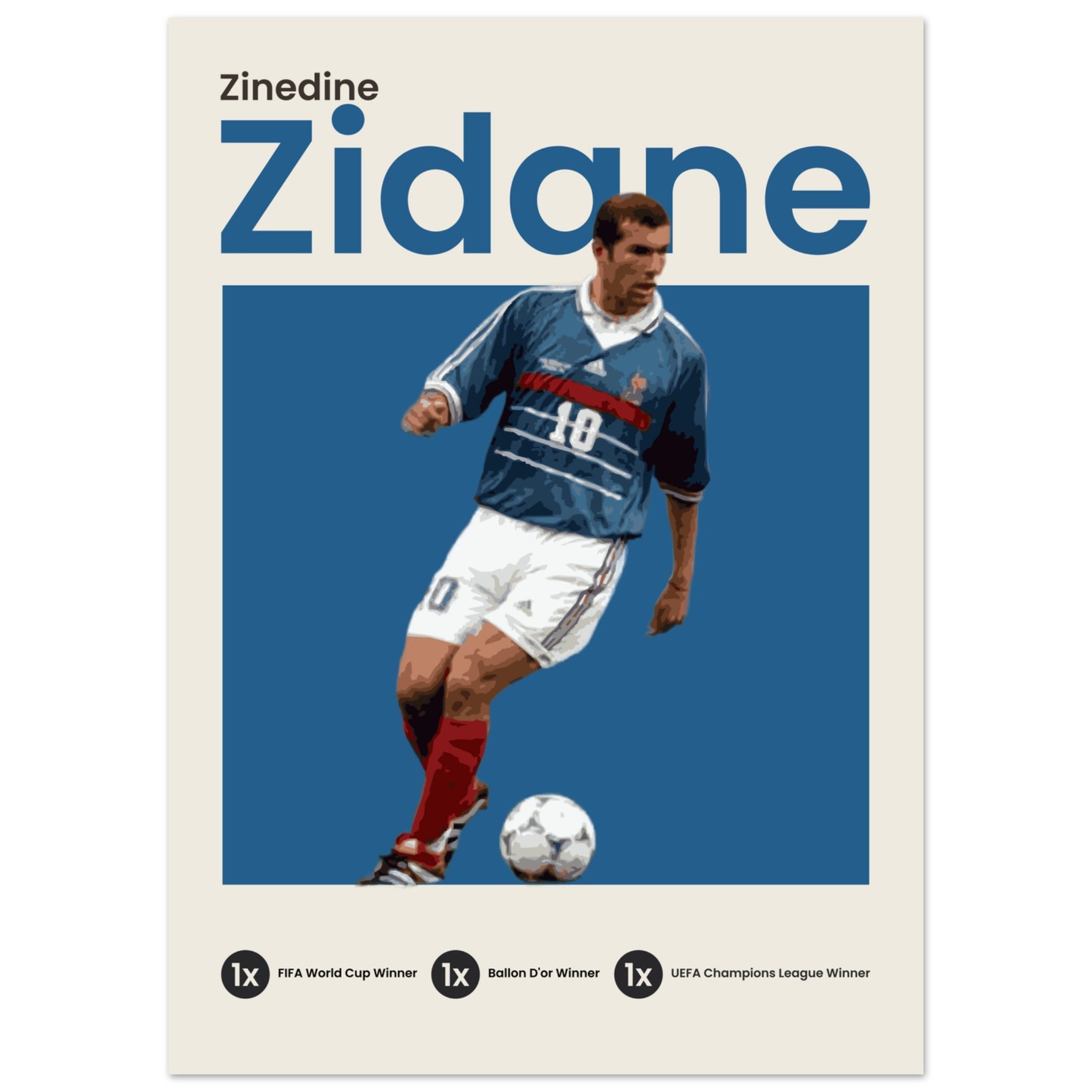 Zinedine Zidane - France Edition - OverPrints