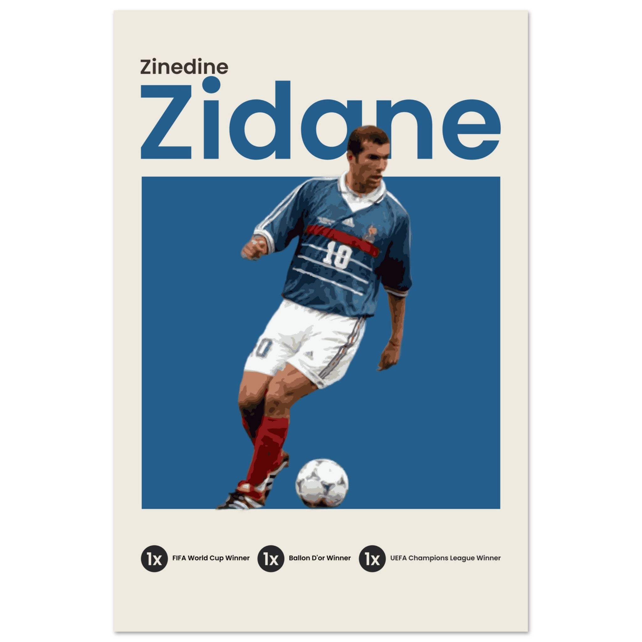 Zinedine Zidane - France Edition - OverPrints