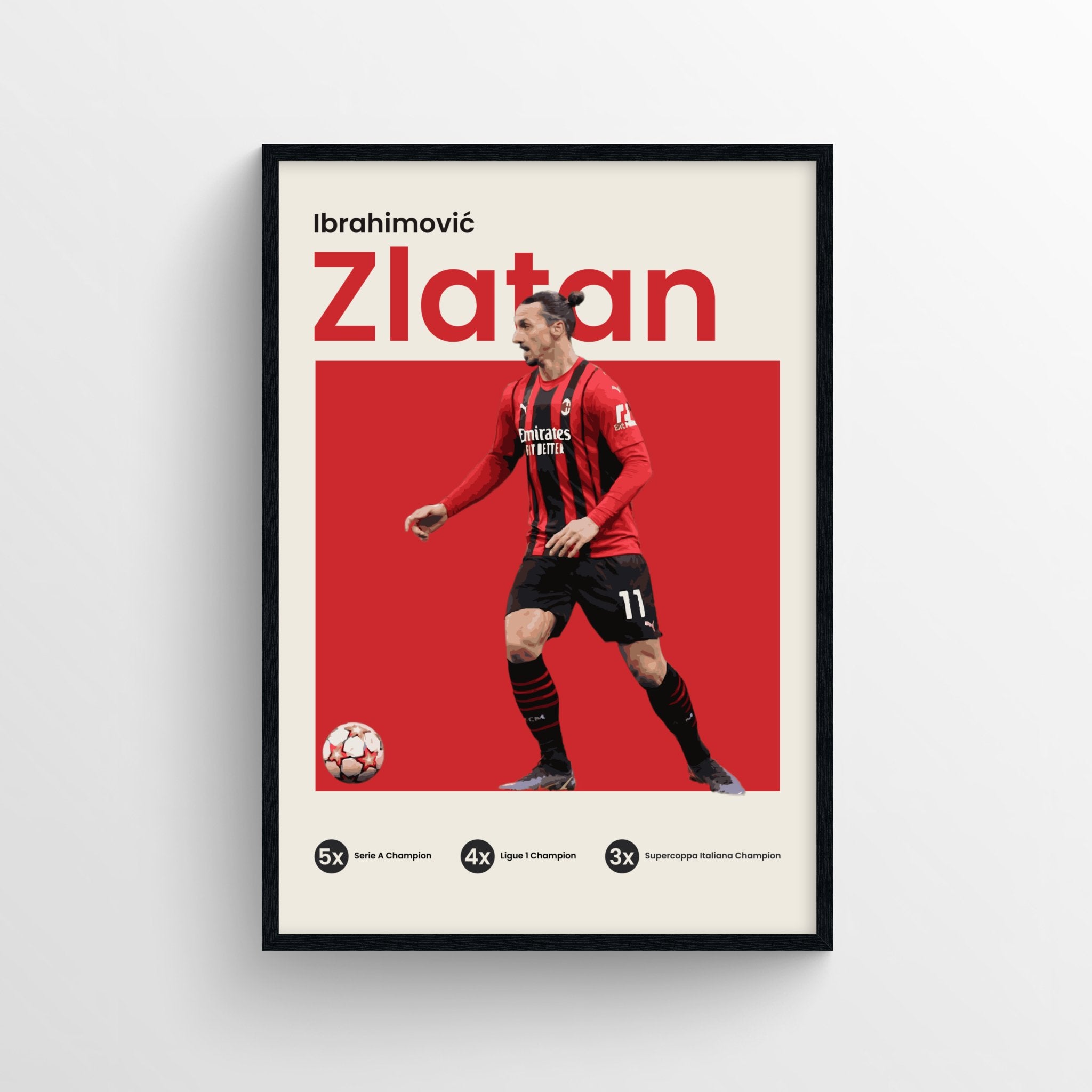 Zlatan Ibrahimović - AC Milan - OverPrints