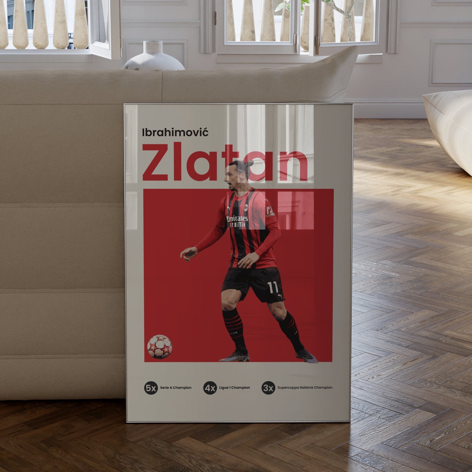 Zlatan Ibrahimović - AC Milan - OverPrints