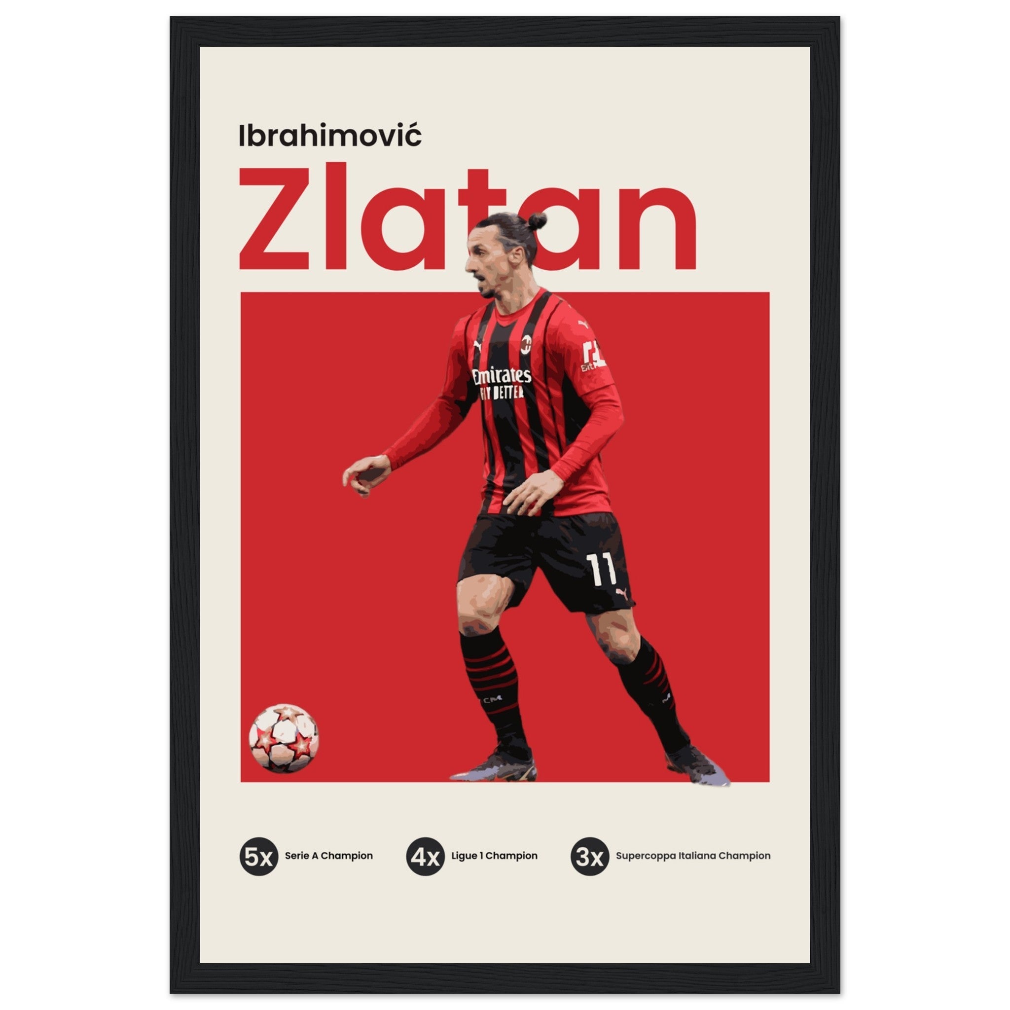 Zlatan Ibrahimović - AC Milan - OverPrints