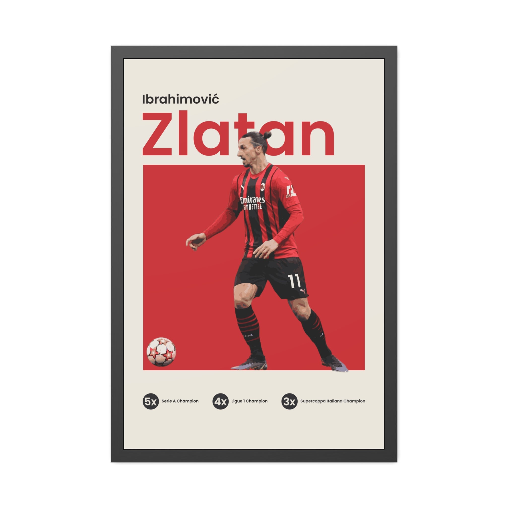 Zlatan Ibrahimović - AC Milan - OverPrints